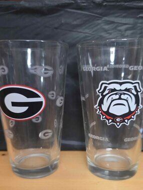 Pair of GA Pint Glasses
